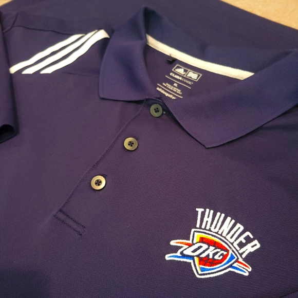 adidas Other - Adidas Golf Men's Climacool OKC Thunder polo *sz XL*